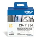 Brother DK-11234 Name Badge Label - 260 (60x86mm Die-Cut) Labels per Roll