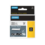 Dymo Rhino Flexible Nylon Tape Black on Yellow 19mm x 3.5m (18491)