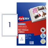 Avery Gloss Label L7767 1UP Pk25