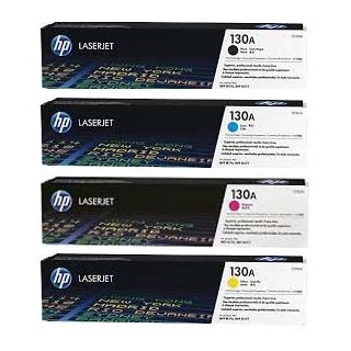 HP 130A BK, C, M, Y Set of 4 Colour Laser Toners