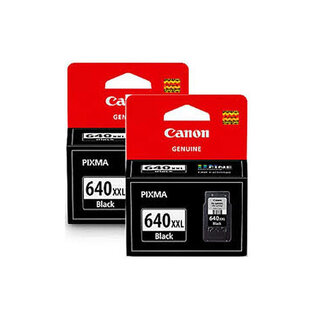 Canon PG-640XXL Black Ink Cartridge - Twin Pack