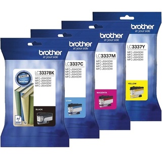 Brother LC-3337BK, C, M, Y  Set of 4 Inkjet Cartridges