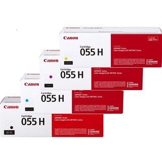 Canon CART-055HBK, C, M, Y  Set of 4 High Yield Colour Laser Toners