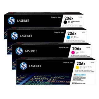 HP 206X BK, C, M, Y Set of 4 Colour Laser Toners