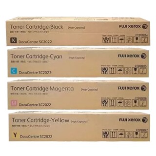 Fuji Xerox DocuCentre SC2022 Set of 4 Colour Laser Toners