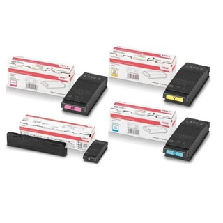 OKI C650DN Set of 4 Colour Laser Toners