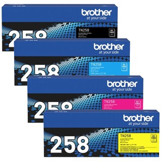 Brother TN-258 BK, C, M, Y Set of 4 Colour Laser Toners