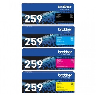 Brother TN-259 BK, C, M, Y Set of 4 Colour Laser Toners