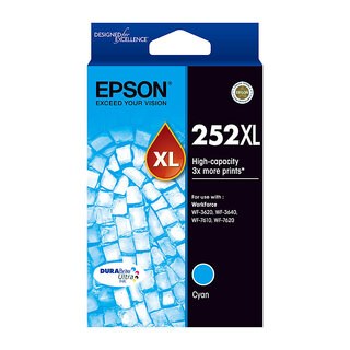 Epson 252XL High Yield Cyan Ink Cartridge