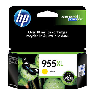 HP No. 955XL High Yield Yellow Ink Cartridge