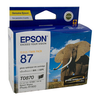 Epson T0870 Gloss Optimiser Ink Cartridge