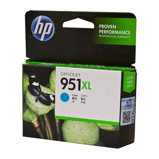 HP No 951XL Cyan Ink Cartridge