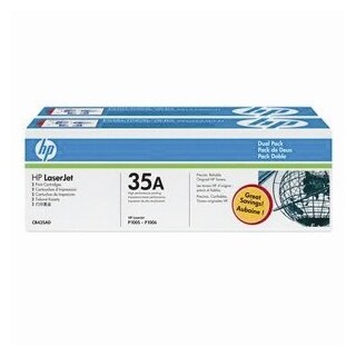 HP No 35A CB435A Toner Cartridge - Twin Pack