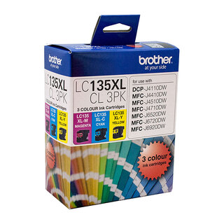 Brother LC-135XL CMY Colour Pack