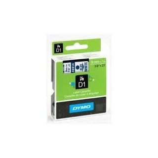 Dymo D1 Label Cassette 9mm x7m (SD40914) - Blue on White