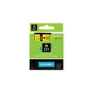 Dymo D1 Label Cassette 9mm x7m (SD40918) - Black on Yellow