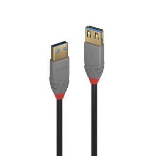 Lindy .5m USB3 A Ext Cable AL