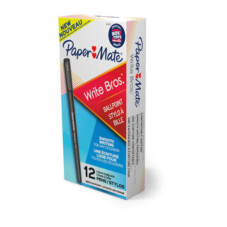 Paper Mate WriteBros 1.0mm BP Blu Bx12