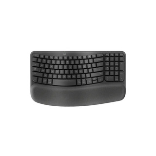 Logitech Wave Keys Wireless Ergonomic Keyboard (Graphite)