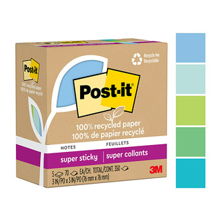 Post-It SS 654R-5SST 76x76 Pk5 Bx6