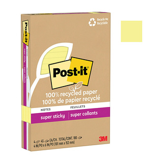 Post-It SS 4621R-4SSCY 101x152 Pk4