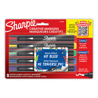 Sharpie Creat Mrkr Blt Ast Pk5 Bx6