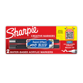 Sharpie Creat Mrk Brush Ast Pk2 Bx6