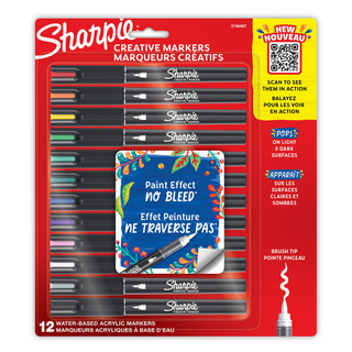 Sharpie Creative Mrk Brush Ast Pk12