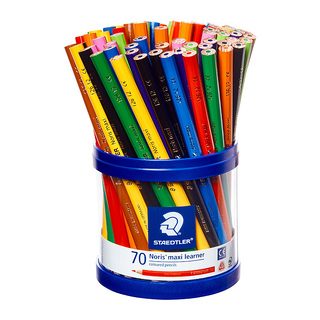 Staedtler Noris Club MAXI Learner Colour Pencils - Cup of 70 - Assorted Colours