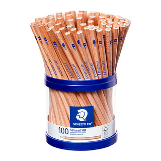 Staedtler Natural HB Pencil - Cup of 100