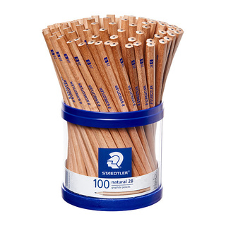 Staedtler Natural 2B Pencil - Cup of 100