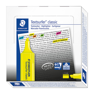 Staedtler Hltr Textsurf Yllw Wlt10