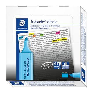 Staedtler Hltr Textsurf Blu Wlt10