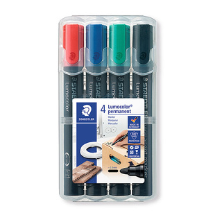 Staedtler PermMrk 352 Bull Ast Bx4