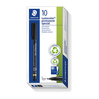 Staedtler Perm Markr Spec Blk Bx10