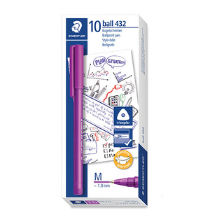 Staedtler Ballpoint 432 M Prp Bx10