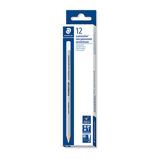 Staedtler Lumocolor non-permanent omnichrom 108 Dry marker - Box of 12 - White