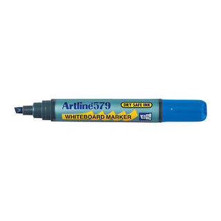 Artline 579 Whiteboard Marker 5mm Chisel Blue Bx12