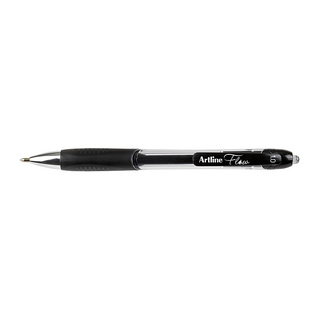 Artline Flow Retractable Pen Black Bx12