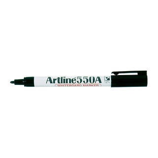 Artline 550A W/Board Marker 1.2mm Bullet Blk Bx12