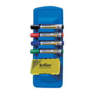 Artline 577 Whiteboard Caddy Starter Kit W/Markers