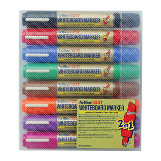 Artline 525T Whiteboard Marker Dual Nib Ast Wlt8