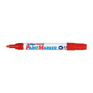 Artline 400 Paint Marker 2.3mm Bullet Red Bx12