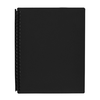 Marbig Refillable Display Book 20 Pocket Black