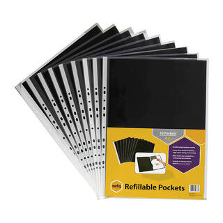 Marbig Display Book Refills A3 Pack Of 10