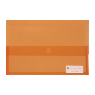 Marbig Polypick Foolscap Document Wallet Orange