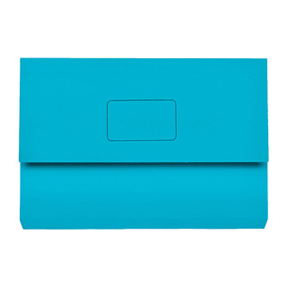 Marbig Slimpick Foolscap Document Wallet Blue