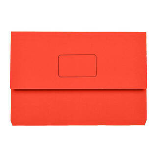 Marbig Slimpick Foolscap Document Wallet Red