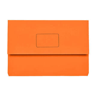 Marbig Slimpick Foolscap Document Wallet Orange