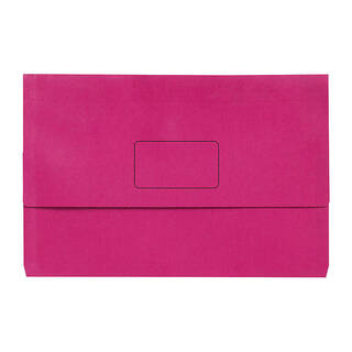 Marbig Slimpick Foolscap Document Wallet Pink